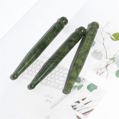 110*12mm Xiuyan Jade Gua Sha Stick El último masaje facial y drenaje linfático herramienta