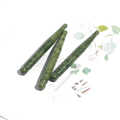 110*12mm Xiuyan Jade Gua Sha Stick El último masaje facial y drenaje linfático herramienta