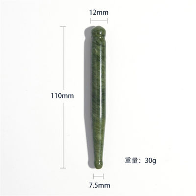 110*12mm Xiuyan Jade Gua Sha Stick El último masaje facial y drenaje linfático herramienta