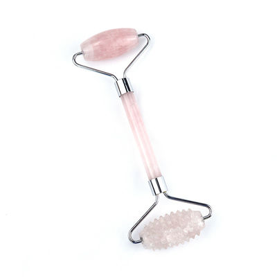 Rose Quartz Facial Guasha Massage Roller Face Gua Sha Beauty Lift Herramientas de masaje para adelgazar y beneficios antienvejecimiento