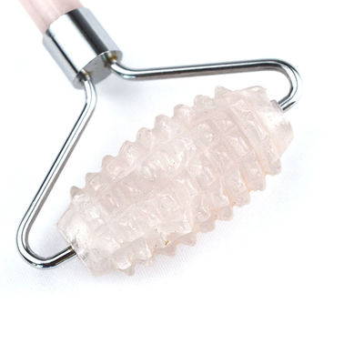 Rose Quartz Facial Guasha Massage Roller Face Gua Sha Beauty Lift Herramientas de masaje para adelgazar y beneficios antienvejecimiento