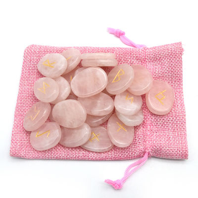 Piedra caída en forma de rosa piedra de adivinación piedra preciosa piedras rúnicas con tema de hadas