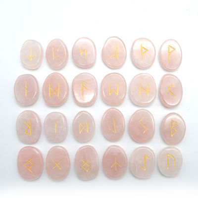 Piedra caída en forma de rosa piedra de adivinación piedra preciosa piedras rúnicas con tema de hadas