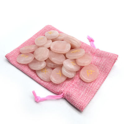 Piedra caída en forma de rosa piedra de adivinación piedra preciosa piedras rúnicas con tema de hadas
