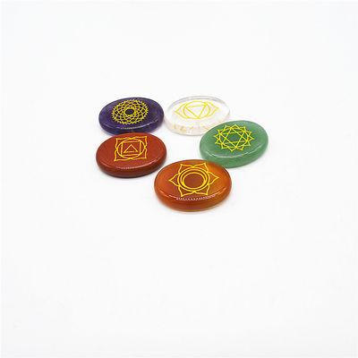 7 Chakra Stone sets Reiki Cristales Chakra Stones para el apoyo de curación Tamaño personalizado OEM