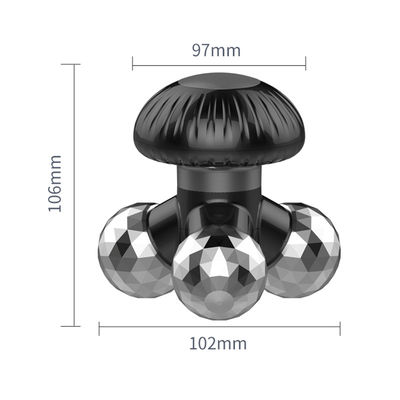 Máquina de masaje de cuerpo eléctrico con forma de hongo de uso múltiple Dispositivo de masaje de vibración portátil con fuente de alimentación enchufable
