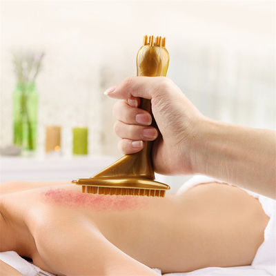 Masajeador corporal ventaja triángulo manual Meridiano de masaje Cepilla de masaje Gua Sha Pushing Board Magnético masajeador adelgazante
