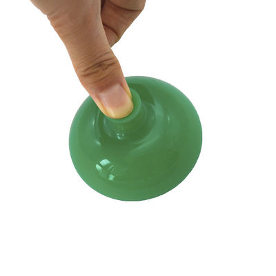 Dispositivo de vacío de silicona verde para absorción de humedad y masaje
