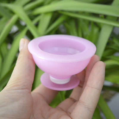 Productos de cuidado de la salud Pink Cupping Treatment Set Silicone Anti-cellulitis Cup Vacum Suction Massage Cup para rostro y cuerpo
