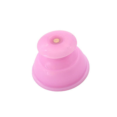 Productos de cuidado de la salud Pink Cupping Treatment Set Silicone Anti-cellulitis Cup Vacum Suction Massage Cup para rostro y cuerpo