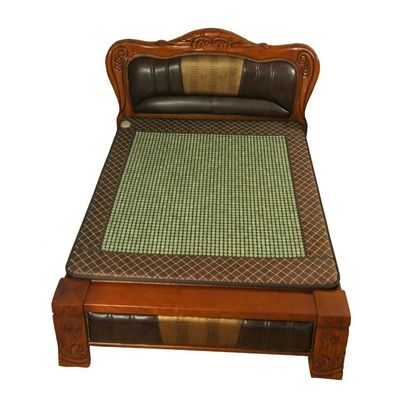 Masajista de jade natural para la comodidad SPA cómodo Masaje de piedra de jade calefacción colchón Health Pad