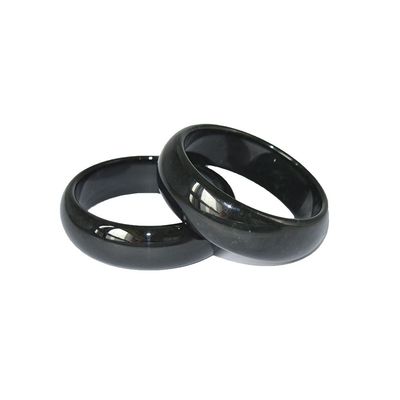 Pulsera de pulsera verde de jade heitiano pulido con diseño de estilo tradicional chino