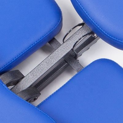 Logotipo personalizado Blue Master Massage Profesional silla de masaje portátil con función y control con cable manual