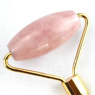 Diseño final Rosa Rosa Cuarzo Guasha Roller Facial 100% Cristal Gua Sha Masajista para la cara Ojo Cuello Masaje Herramientas de belleza