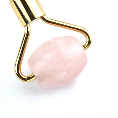 Diseño final Rosa Rosa Cuarzo Guasha Roller Facial 100% Cristal Gua Sha Masajista para la cara Ojo Cuello Masaje Herramientas de belleza