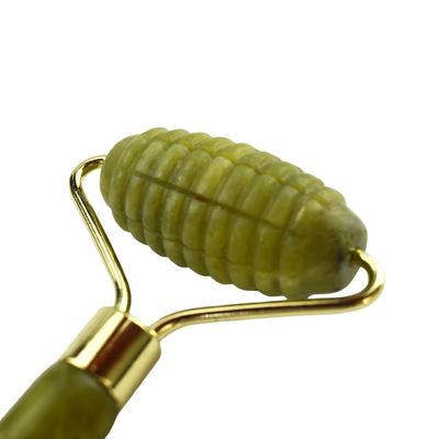 Mejor vendido natural Xiuyan Jade Facial Roller 100% Masajista de Jade Natural para masaje facial y belleza