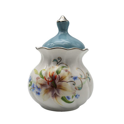 Encantador tema floral de porcelana china juego de té en color blanco Perfecto para regalos de boda 23*22/15*10/6.5*14.5/11*12.5cm