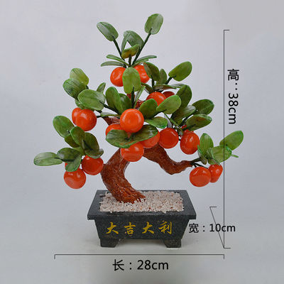 Decoraciones únicas de piedra de jade Fengshui Ideal para decoración de hogar de alta gama