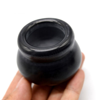 Propiedades Aparatos de medicina china Acupuntura Vacío Capa de fuego Copas Hijama Conjuntos de Piedra Bian Negro