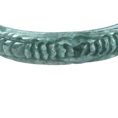 Brazaletes de jade tallados naturales para mujeres de verdad técnica pulida para equipos de decoración corporal