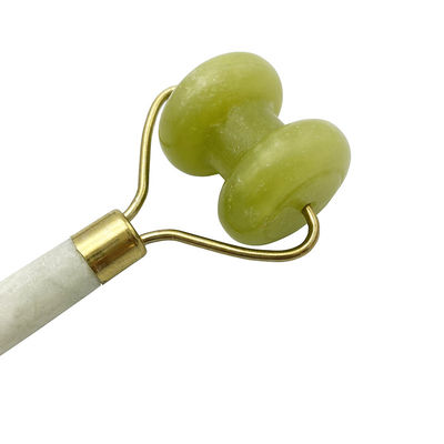 Supuesto Xiuyan Jade Roller de masaje para el endurecimiento de la piel facial y la reducción de las ojeras