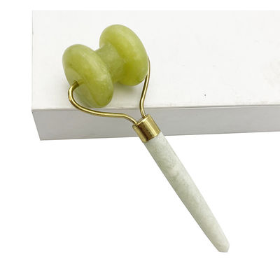 Supuesto Xiuyan Jade Roller de masaje para el endurecimiento de la piel facial y la reducción de las ojeras