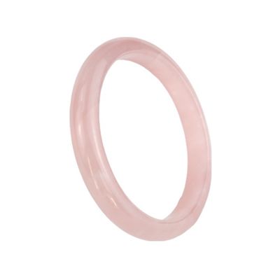 Logotipo personalizado DisponibleD Natural Rosa Cuarzo Brazalete Brazaletes Para Mujeres Brazalete De Moda Para El Amor
