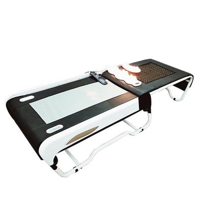 150 piedras energéticas y cama de masaje de levantamiento inteligente 3D para cuerpo completo en cama de fisioterapia cálida de turmalina de jade plegable V3