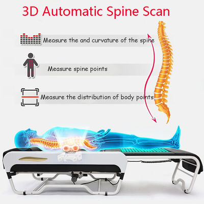 150 piedras energéticas y cama de masaje de levantamiento inteligente 3D para cuerpo completo en cama de fisioterapia cálida de turmalina de jade plegable V3