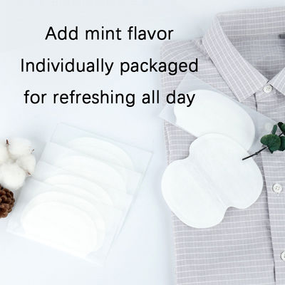 40pcs Ultra delgado de las axilas adhesivo absorbente de sudor con polímero de menta de plata de iones no tejido de papel aerovertido SAP Pulpa PE película