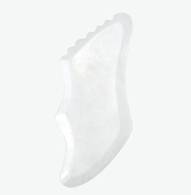 2024 Jade Blanco Facial Cuerpo Jade Guasha Masajista Gua Sha Tabla de raspado de piedra Gua Sha 11.8cm*5cm*0.5cm para el cuerpo y la cara