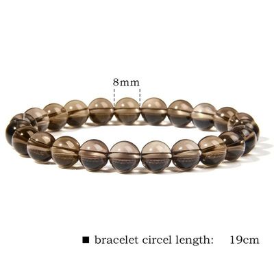 Brazalete de cuentas de jade natural para mujeres Ametista Cristal de cuarzo Acuamarina Esmeralda Joyería Ágata Brazalete elástico para hombres