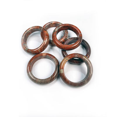 Unico Feng Shui Anillos de piedra natural Polido Turquesa Ojo de tigre Sodalite Arena azul Gran para la colección de joyas de mujer