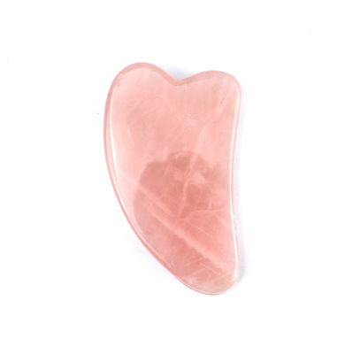 Raspador portátil de Gua Sha de Jade Natural para masaje de cara y cuello y cuidado de la belleza