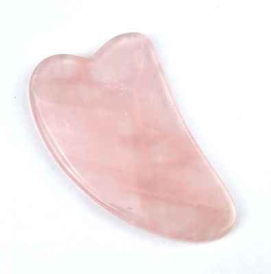 Raspador portátil de Gua Sha de Jade Natural para masaje de cara y cuello y cuidado de la belleza