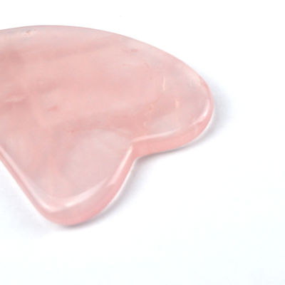 Raspador portátil de Gua Sha de Jade Natural para masaje de cara y cuello y cuidado de la belleza