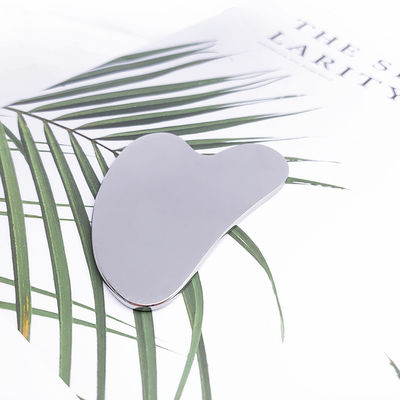 Acero inoxidable Gua Sha Metal raspado Guasha Tabla Facial Spa Masajeador del cuerpo Masaje Meridiano Cuidado de la piel Salón de belleza herramienta
