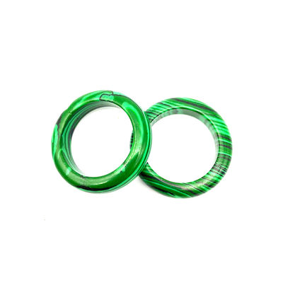 Anillo de Jade de diseño natural piedra preciosa ágata verde aventurino turquesa topacio de Jade anillos portátiles etc tema Feng Shui