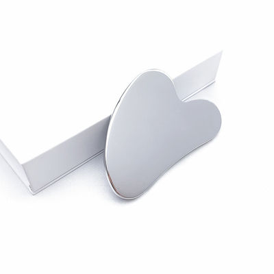 Acero inoxidable Gua Sha Metal raspado Guasha Tabla Facial Spa Masajeador del cuerpo Masaje Meridiano Cuidado de la piel Salón de belleza herramienta