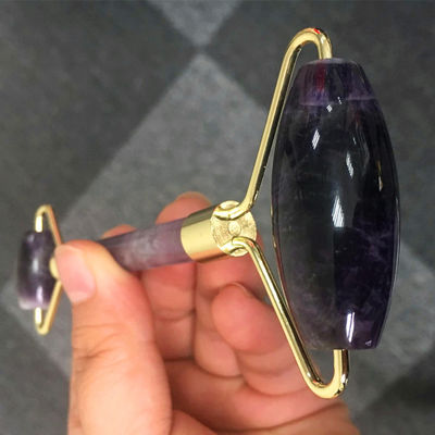 Gua Sha Roller Amethyst Rollers Facial Jade Guasha Roller para la belleza Masajeador facial