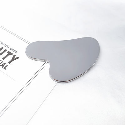 Acero inoxidable Gua Sha Metal raspado Guasha Tabla Facial Spa Masajeador del cuerpo Masaje Meridiano Cuidado de la piel Salón de belleza herramienta