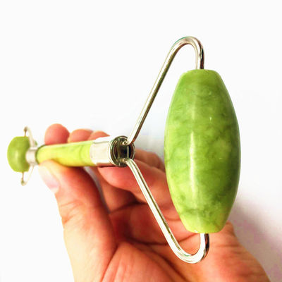 Roller facial de jade 100% natural para masajes faciales y relajación