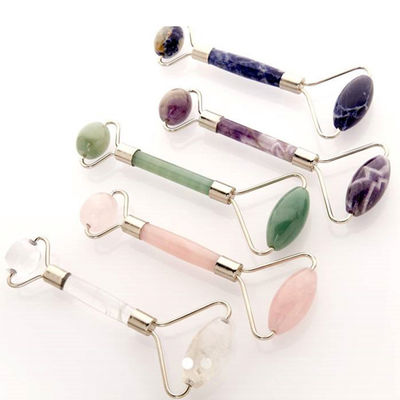 Roller facial de jade 100% natural para masajes faciales y relajación