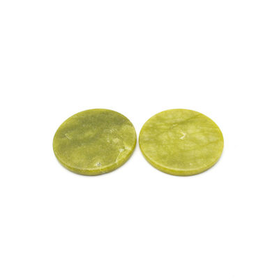 Masajista facial XiuYan Jade Round Jade Glue Gasket Eyelah Extensión de pestañas de piedra Extensión de pestañas para masaje de mejora de la belleza