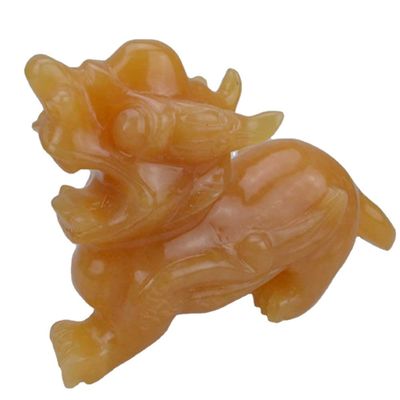 2pcs Artesanía Antigua Ornamento Esculturas Figurinas Modo de grabado No AKBW-008 para el Feng Shui chino Estatuas PiXiu