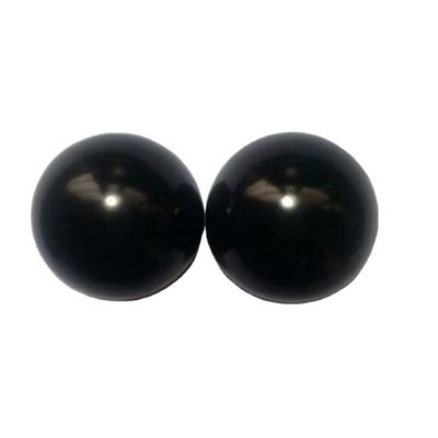 Esfera de cristal esculpida de 50 mm natural de piedra negra Bian de masaje con bola de mano para masajes y curaciones corporales