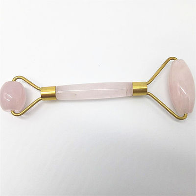 Roller facial anti-envejecimiento y Guasha Set Real 100% de Jade Roller para masajeador de cara reduce las arrugas Rosa de cuarzo masajeador corporal