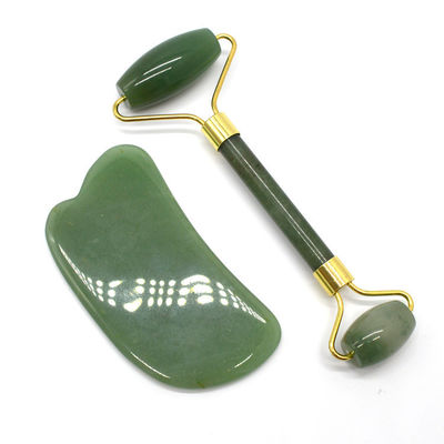 Masaje facial y corporal Guasha herramienta de belleza producto de tendencia 2024 Ametista natural Jade Roller Facial Gua Sha Masajador