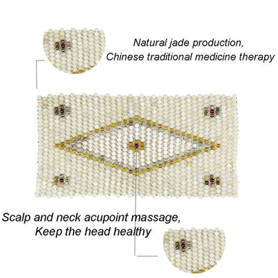 Productos de cuidado de la salud de la cabeza Jade natural de tratamiento almohada para la relajación de la medicina china
