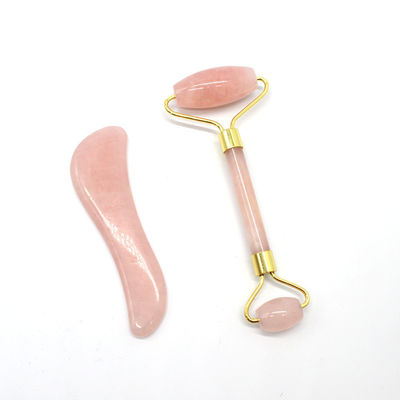 Masaje facial y corporal Guasha herramienta de belleza producto de tendencia 2024 Ametista natural Jade Roller Facial Gua Sha Masajador